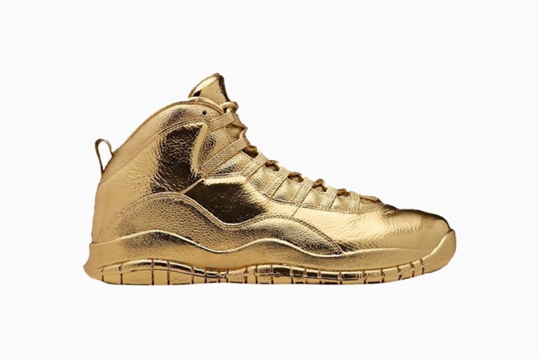 most expensive jordans drakes air jordan 10 x ovo solid gold review - Luxe Digital