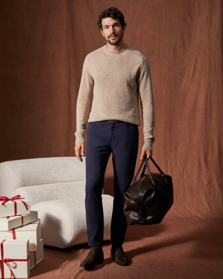 Luca Faloni Cashmere Country Crew Neck - Luxe Digital