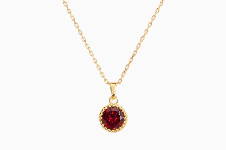 linjer brand linjer birthstone necklace - Luxe Digital
