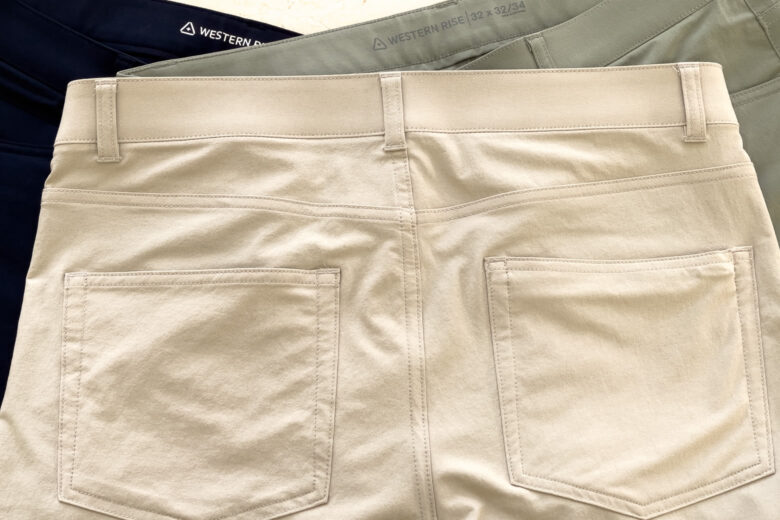 Western Rise Evolution pants review back pockets - Luxe Digital