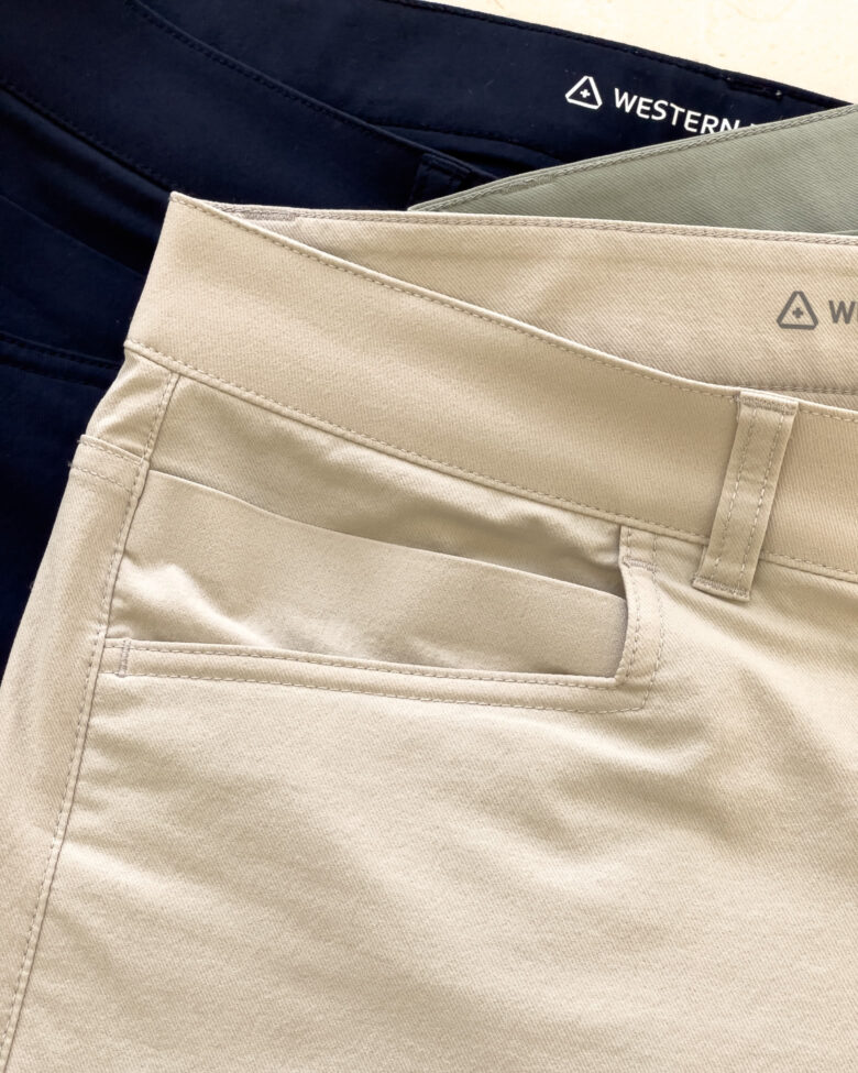 Western Rise Evolution pants review right pocket - Luxe Digital