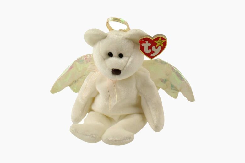 most valuable beanie babies halo the angel bear - Luxe Digital