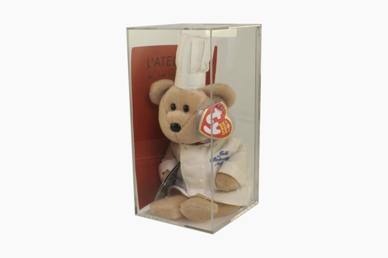 most valuable beanie babies chef robuchon the bear - Luxe Digital