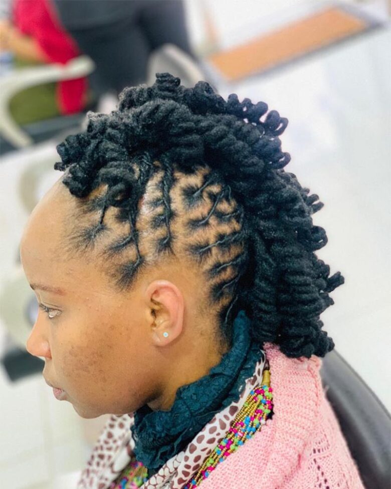 women dreadlock hairstyles huge mohawk dreads style - Luxe Digital