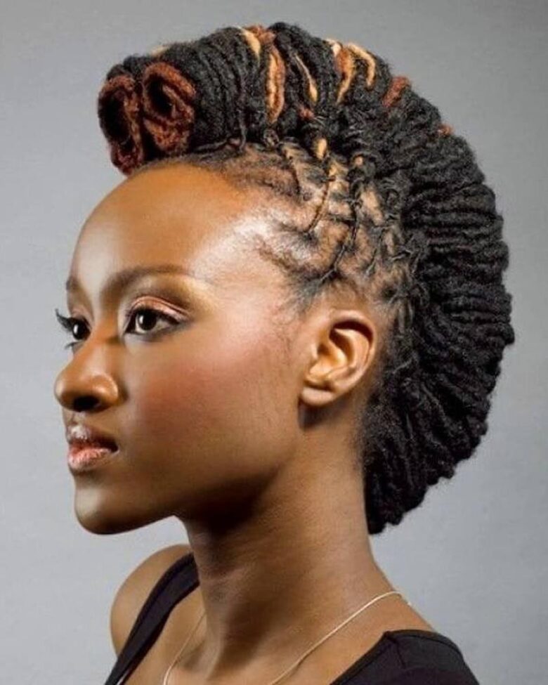 women dreadlock hairstyles mohawk dreads women - Luxe Digital