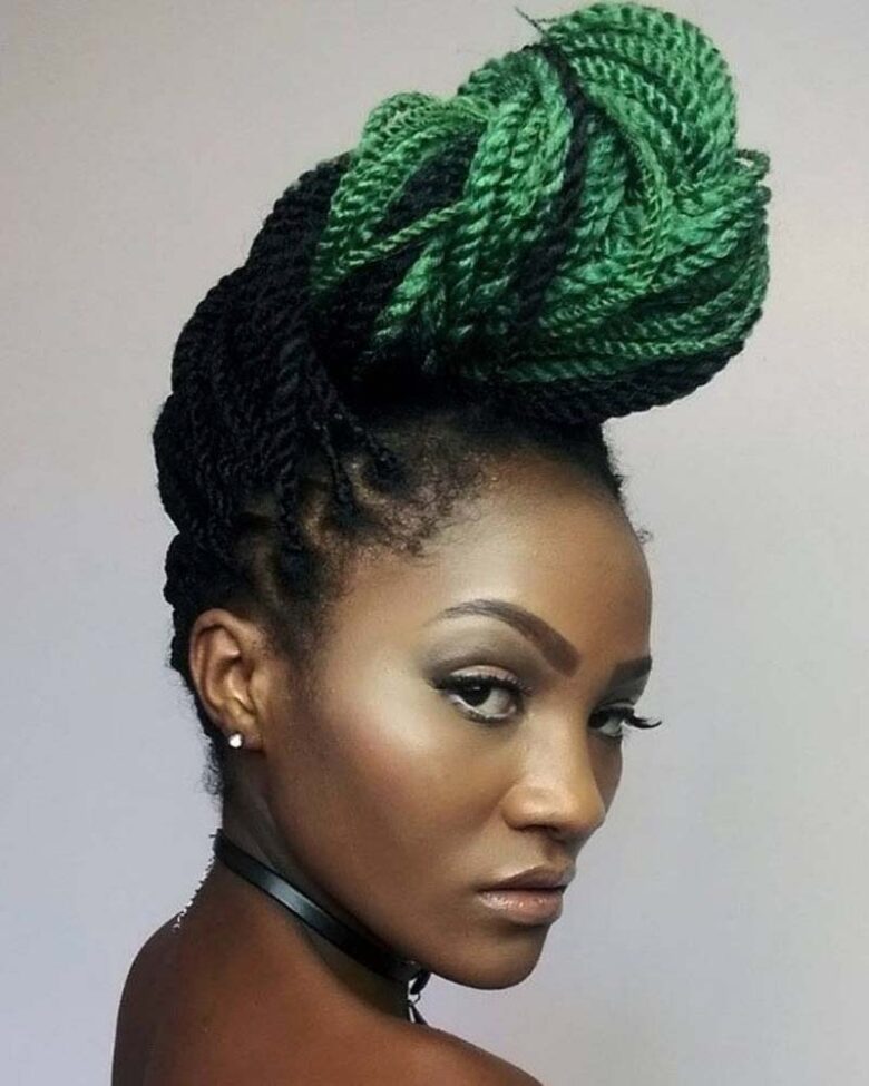 black girls hairstyles yarn braids - Luxe Digital
