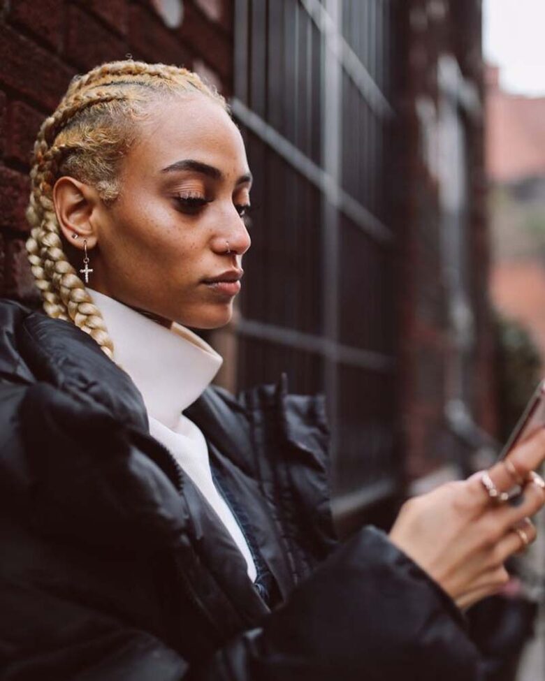 black girls hairstyles blonde corn rows - Luxe Digital