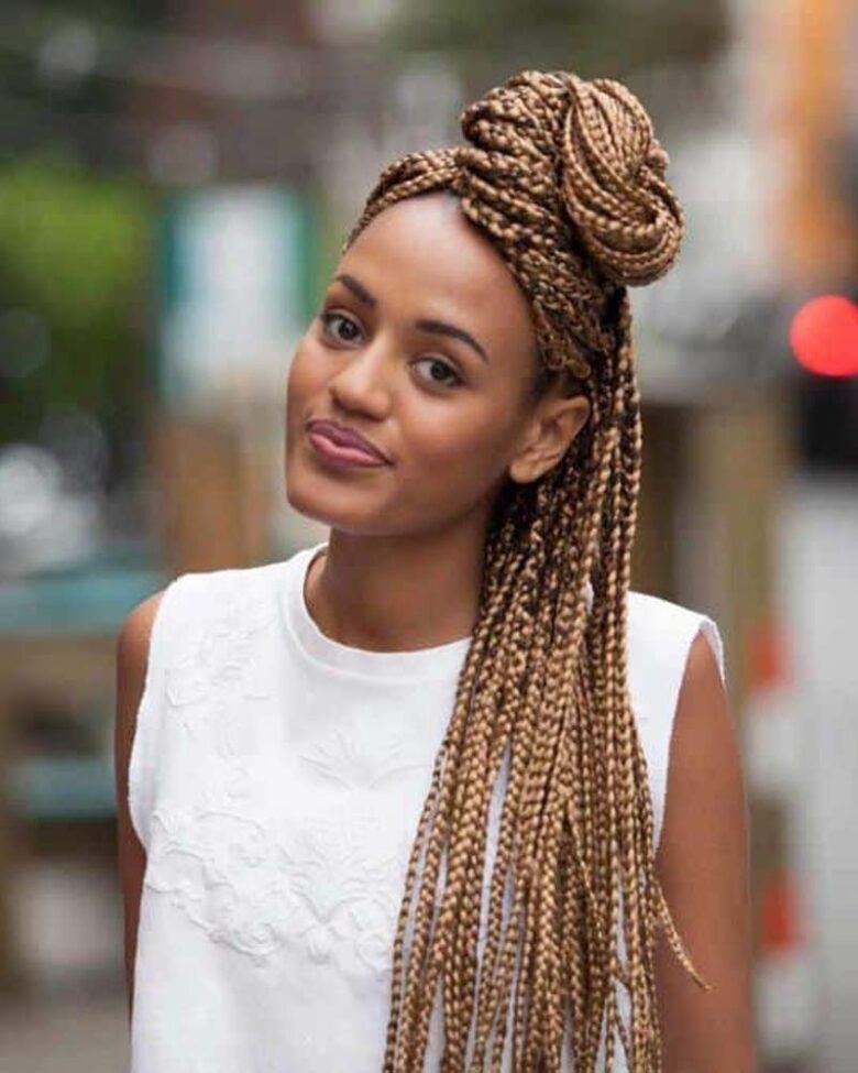 black girls hairstyles coiled bun - Luxe Digital