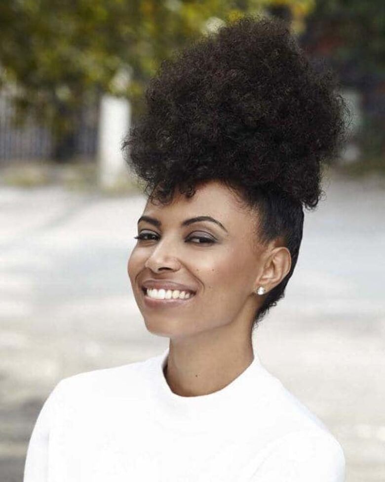 black girls hairstyles fauxhawk natural hairstyles - Luxe Digital