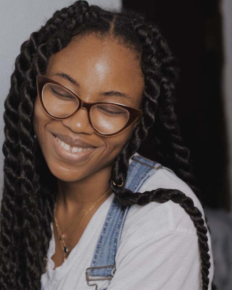black girls hairstyles large twists - Luxe Digital