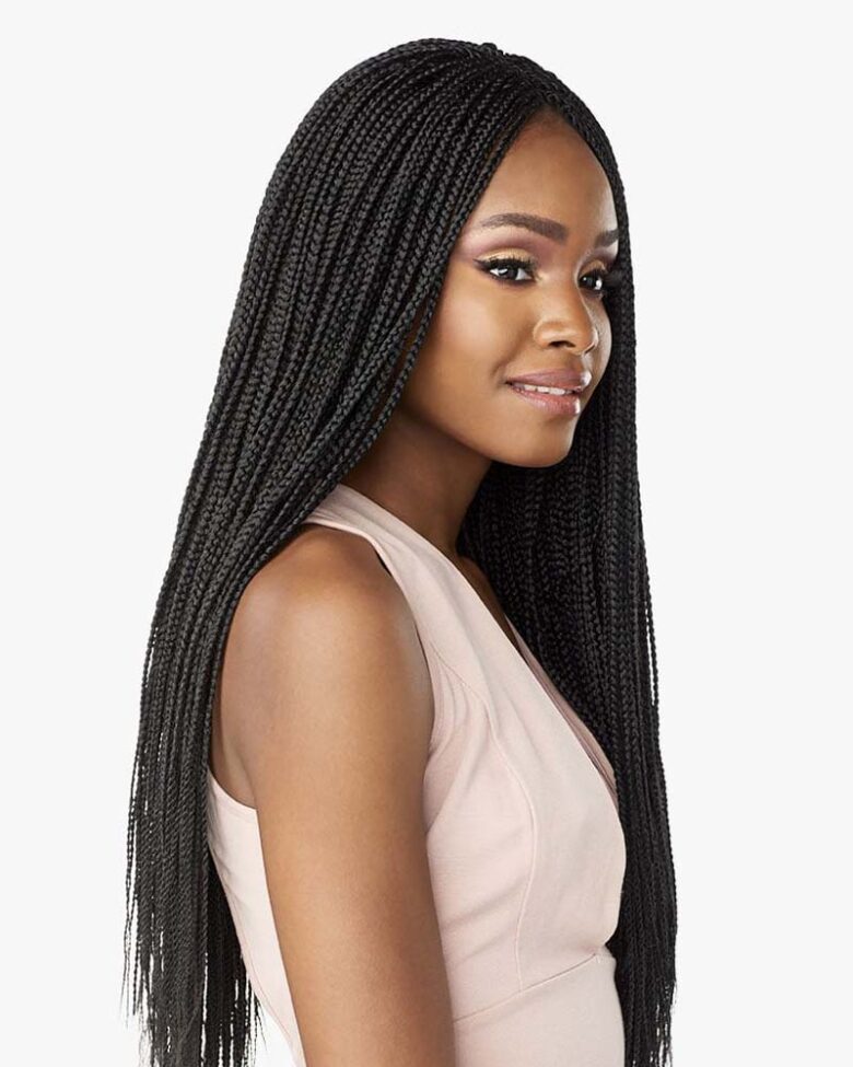 black girls hairstyles micro box braids - Luxe Digital