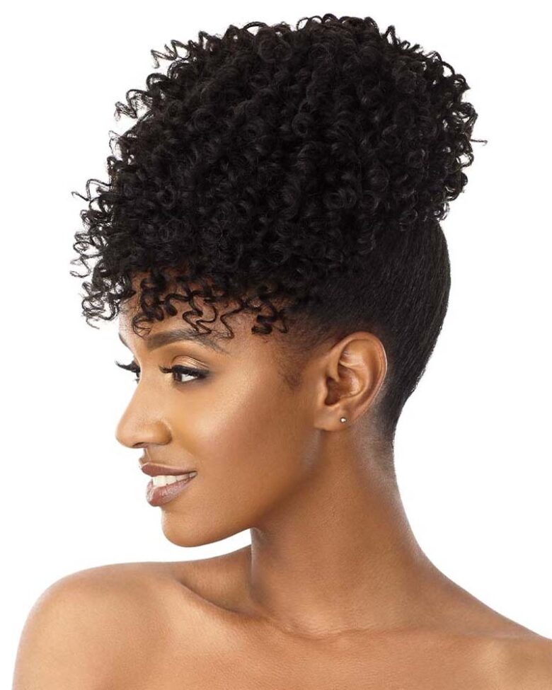 black girls hairstyles pineapple ponytail - Luxe Digital
