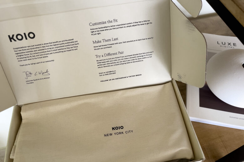 Koio Brera loafers review unboxing - Luxe Digital