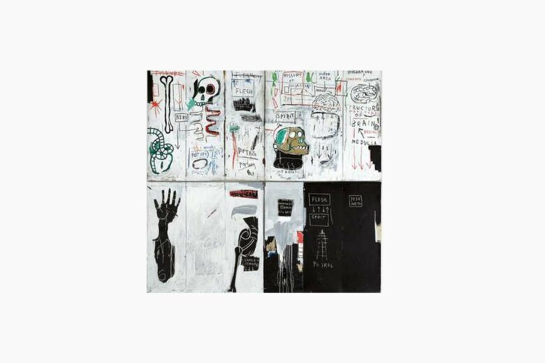 most expensive basquiat paintings flesh and spirit - Luxe Digital