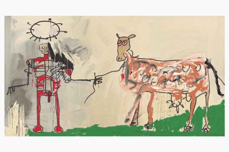 most expensive basquiat paintings the field next to the other road - Luxe Digital