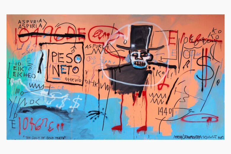 most expensive basquiat paintings the guilt of gold teeth - Luxe Digital