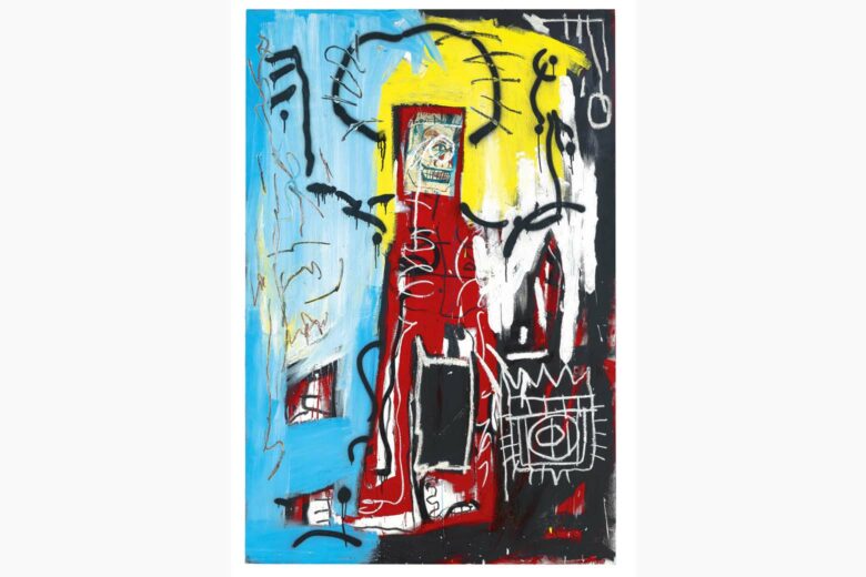 most expensive basquiat paintings untitled one eyed man or xerox face - Luxe Digital