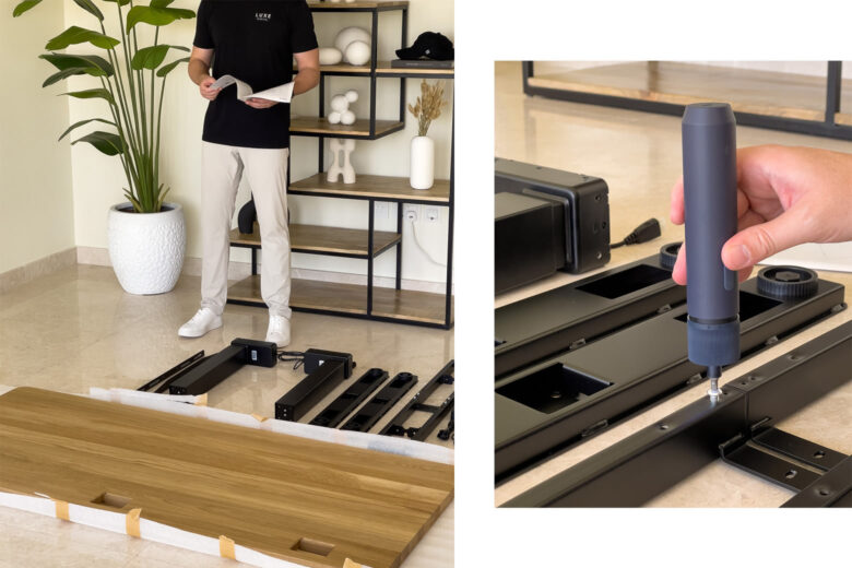 Oakywood standing desk review assembling - Luxe Digital
