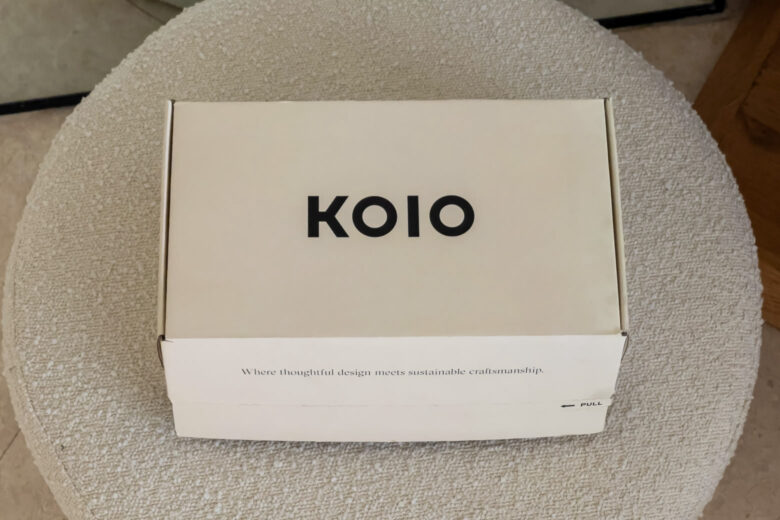 Koio Capri review packaging - Luxe Digital