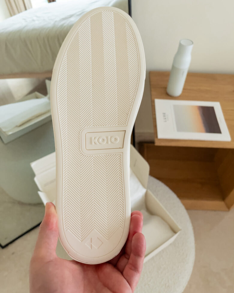 Koio Capri review sole - Luxe Digital