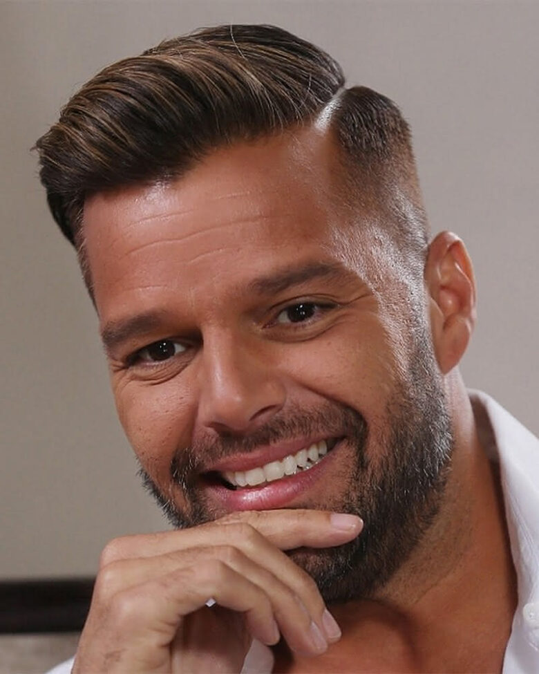 fade haircuts men Ricky Martin - Luxe Digital