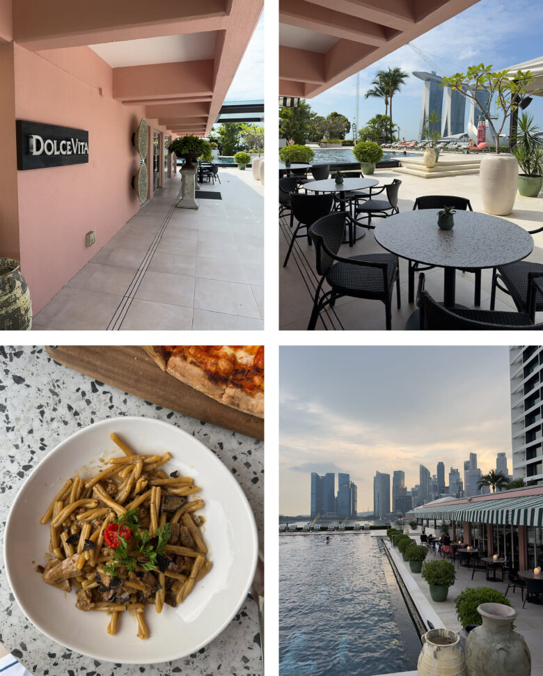 mandarin oriental singapore review dolce vita italian dining poolside luxe digital