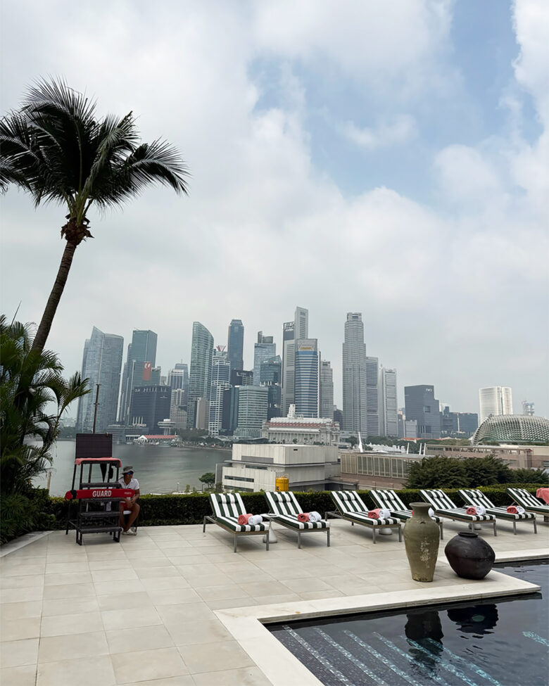 mandarin oriental singapore review poolside view luxe digital