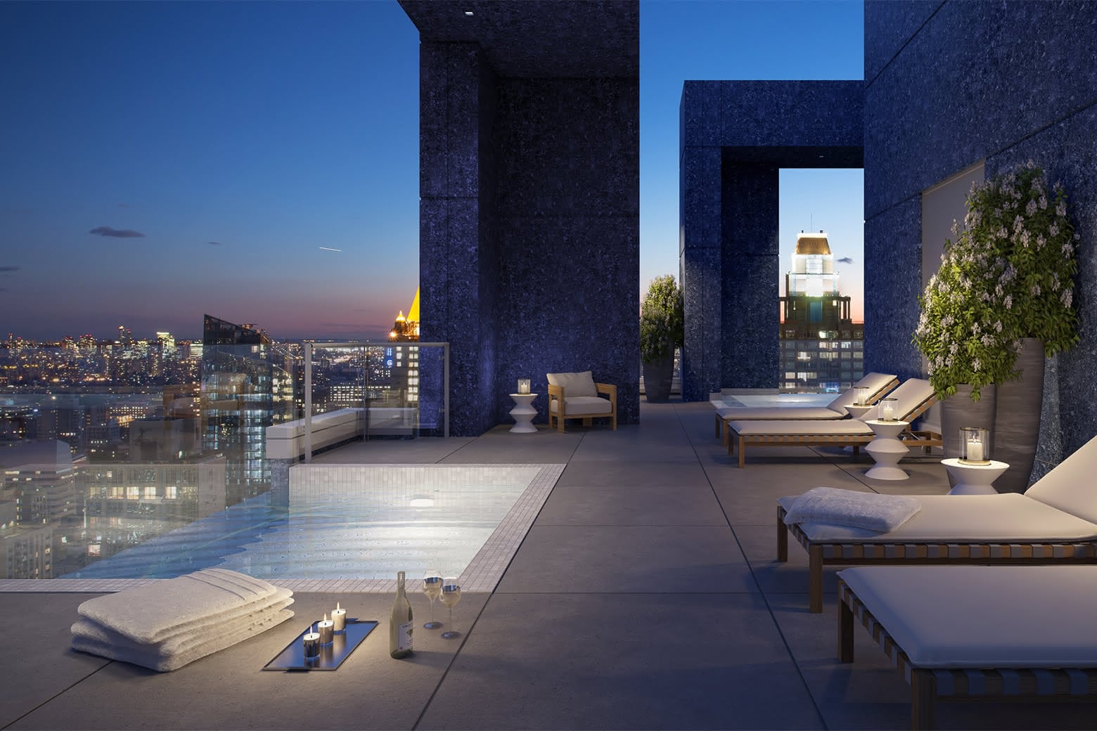 Contemporary Luxury Penthouse Interior Design | FH - High-Quality Industrial Penthouse Condo With Interior View