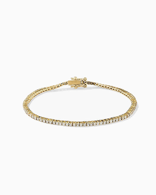 best luxury gift women mejuri tennis bracelet - Luxe Digital