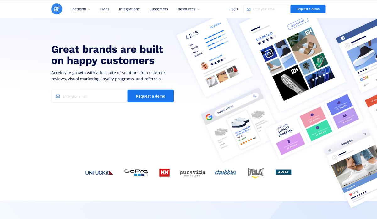 best customer review app for shopify c2c yotpo luxe digital - 19 instagram marketing tips to captivate convert your audience yotpo