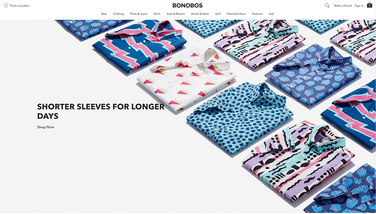 best direct to customer brands Bonobos men fashion - Luxe Digital